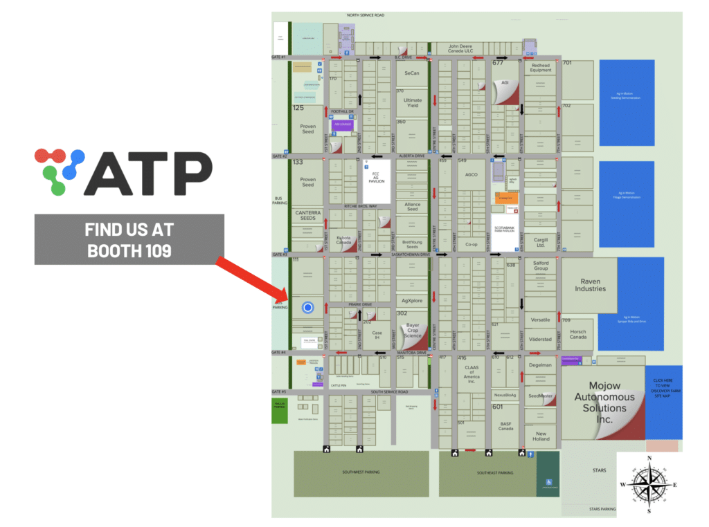 ATP Location map at Ag in Motion 2022