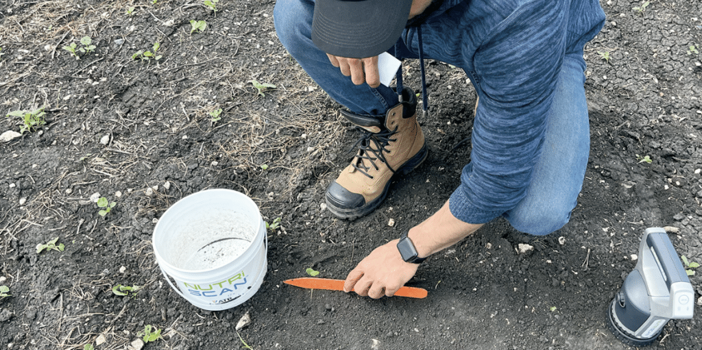 Getting started with a soil test using the nutriscan device